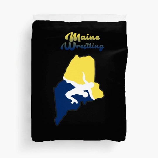 Maine Wrestling Duvet Covers