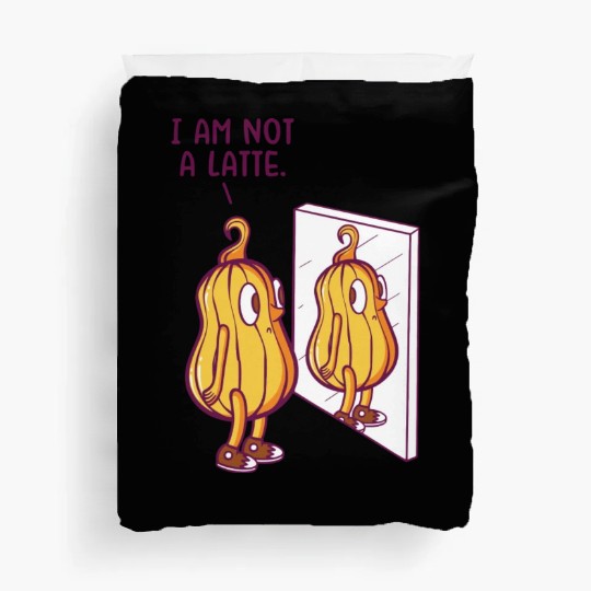 Pumpkin Latte Lover Coffee Pumpkin Duvet Covers