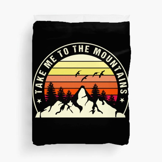 Take A Hike Mountain Duvet Covers