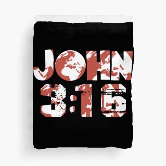 John 3-16 World Duvet Covers