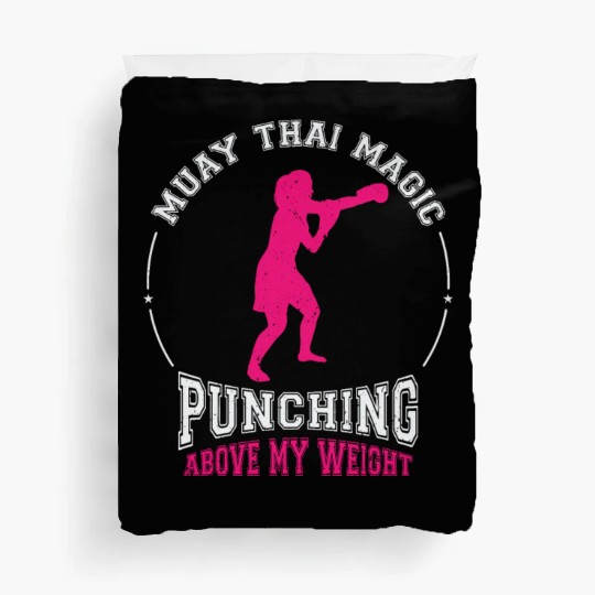 International Women's Day Muay Thai Girl Power Duvet Covers