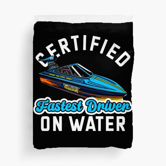 Drag Boat Racing Racer Speed Motor Boat Duvet Covers
