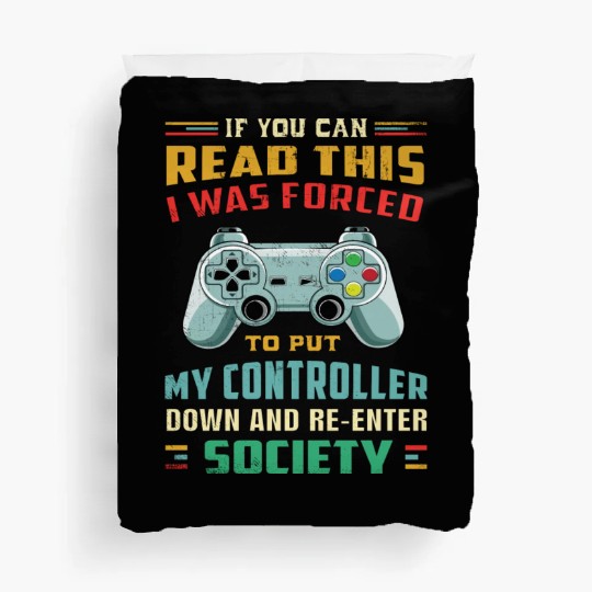 Video Game Retro Vintage Gaming Lover Duvet Covers