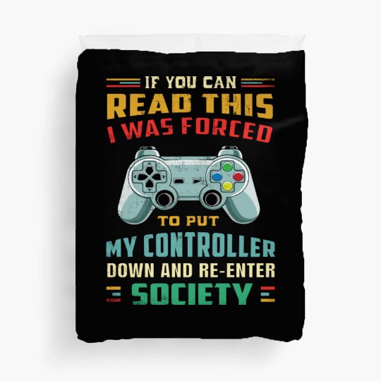 Video Game Retro Vintage Gaming Lover Duvet Covers