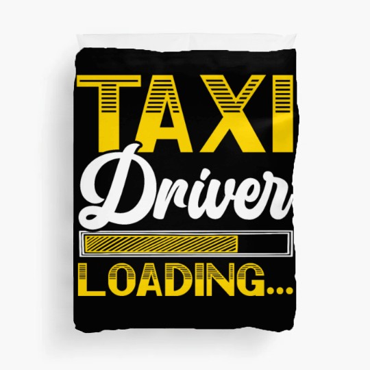 Taxi Driver Loading Taxicab Cab Driver Cabbie Duvet Covers