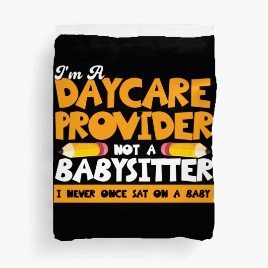 Daycare Teacher Child Care Daycare Provider Gift Duvet Covers