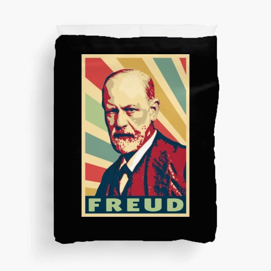 Sigmund Freud Vintage Colors Duvet Covers