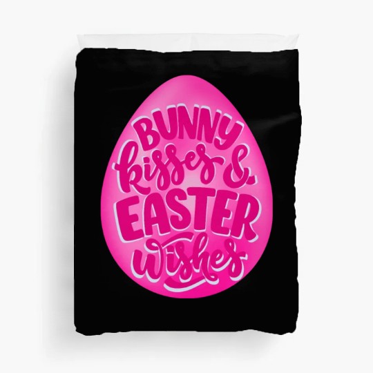 Happy Easter | Bunny Kisses and Easter Wishes | Duvet Covers