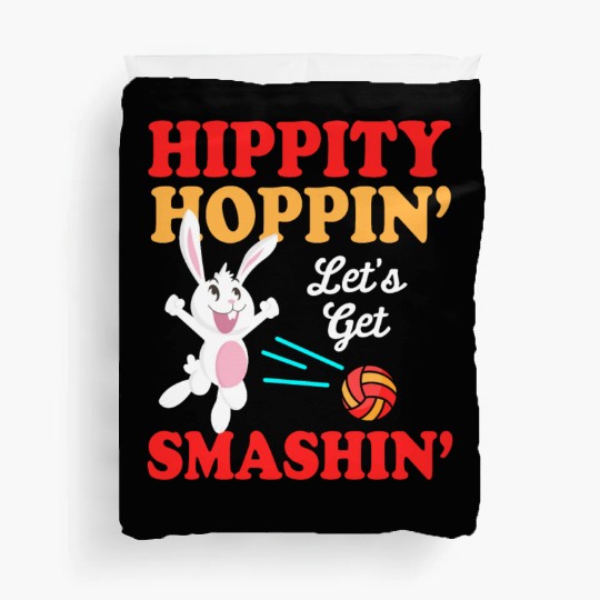 Easter Volleyball Bunny Holiday Rabbit Sport Duvet Covers