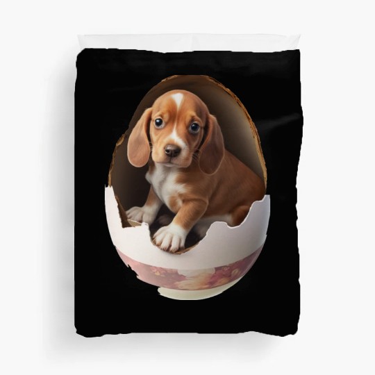 New Dog In The Egg Anubis japanese Sakura Duvet Covers