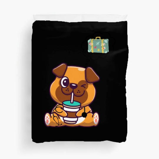 Dogtor Travel Coffee - Dog Lovers Duvet Covers