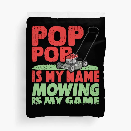 Lawn Expert Grandpa Lawn Mowing Gardening Duvet Covers