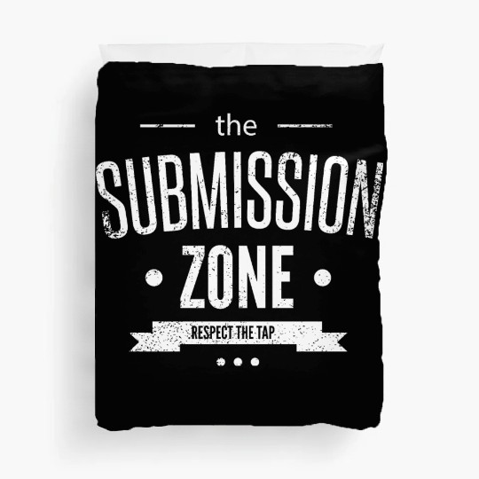 Jiu Jitsu Submission Zone Respect the Tap Duvet Covers
