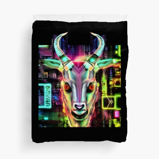Neon Baphomet Duvet Covers