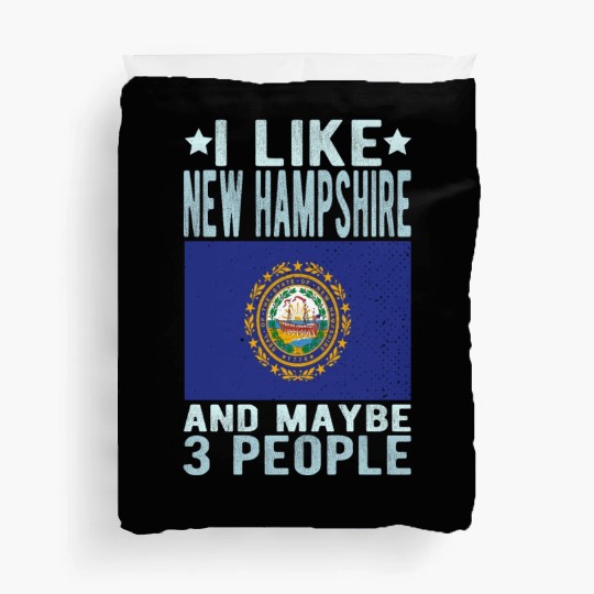 New Hampshire Flag US State Duvet Covers