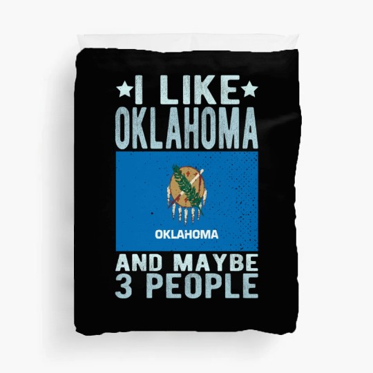 Oklahoma Flag US State Duvet Covers
