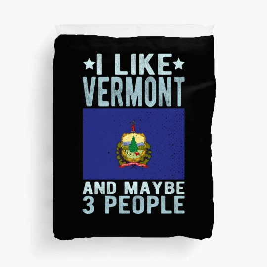 Vermont Flag US State Duvet Covers