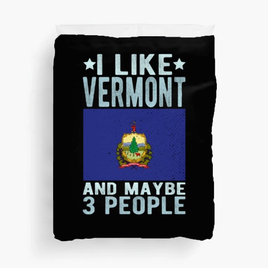 Vermont Flag US State Duvet Covers