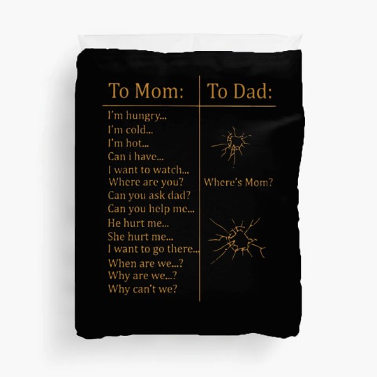 I LOVE YOU MOM Duvet Covers