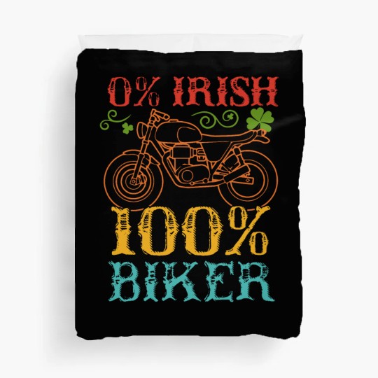 0% Irish 100% Biker Duvet Covers
