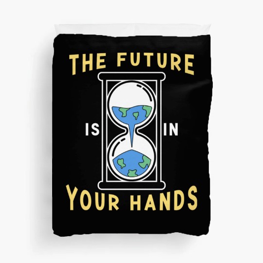 Earth Hour Time Environmentalist Save The Planet Duvet Covers
