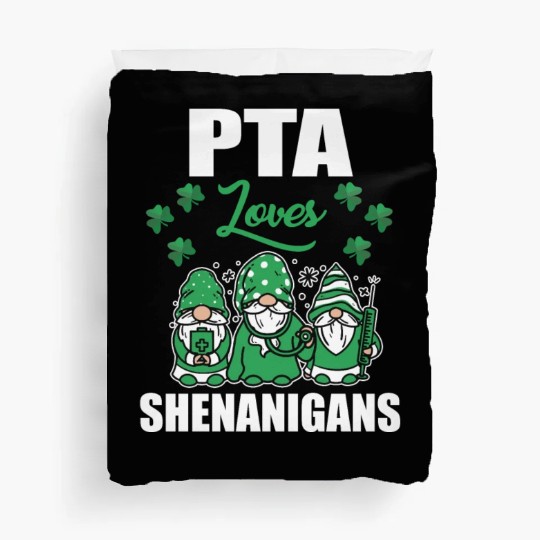 PTA Loves Shenanigans Irish St. Patricks Day Duvet Covers