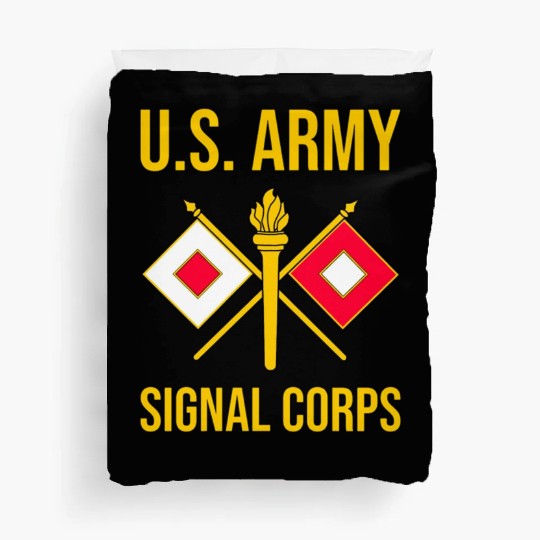 ARMY SIGNAL CORPS BRANCH USASC US Duvet Covers