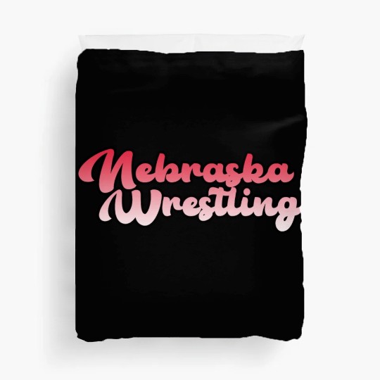 Nebraska Wrestling (State Colors) Duvet Covers