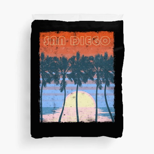 San Diego Beach Family Vacation Keepsake Duvet Covers