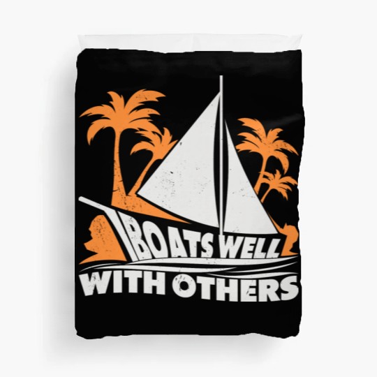 Boating Boat Captains Boating Sailing Cruise Ship Duvet Covers