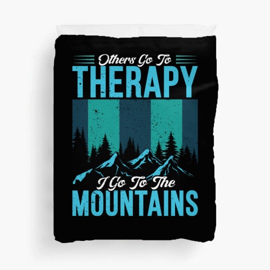 Mountain love Therapy Mountains Wanderlust Duvet Covers