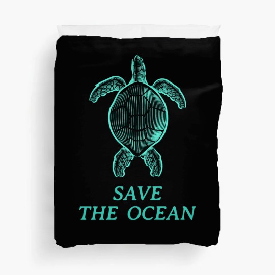 Save The Ocean Duvet Covers
