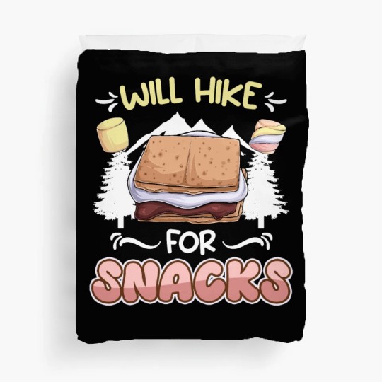 Wanderlust Climber funny Mountain Hiking Snack Duvet Covers