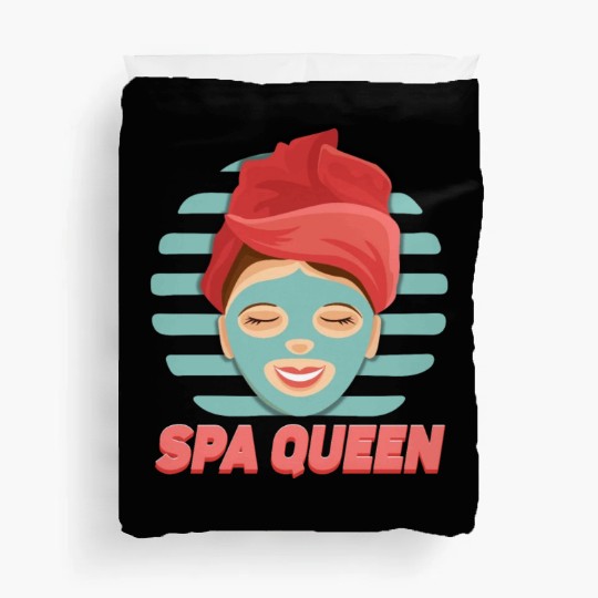 Spa Queen Mom Facial Mask Decor Mother's Day Duvet Covers