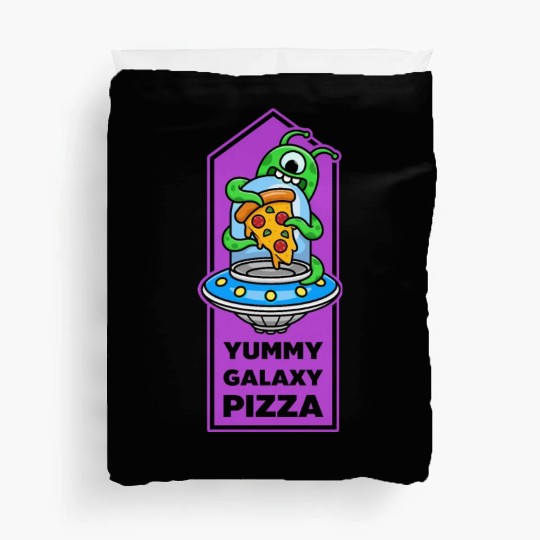 Yummy Galaxy Pizza. Duvet Covers