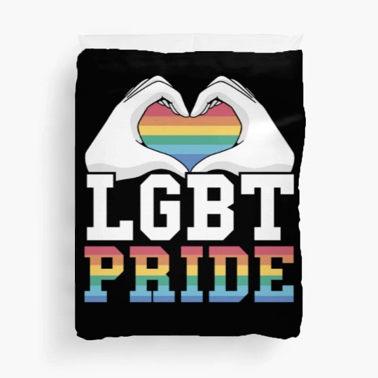 Gay Rights Rainbow Pride Month LGBTQ Gay Pride Duvet Covers