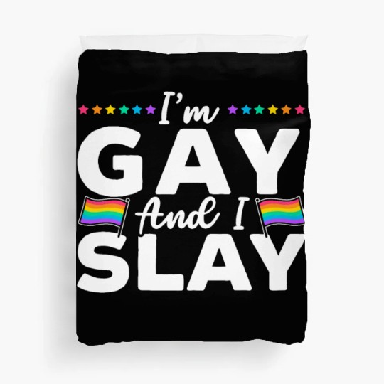 Gay Rights Rainbow Pride Month LGBTQ Gay Pride Duvet Covers