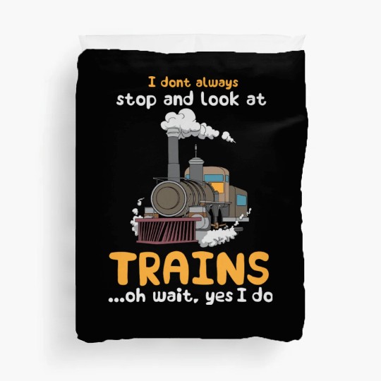 Trains Railroad Train Lover Duvet Covers