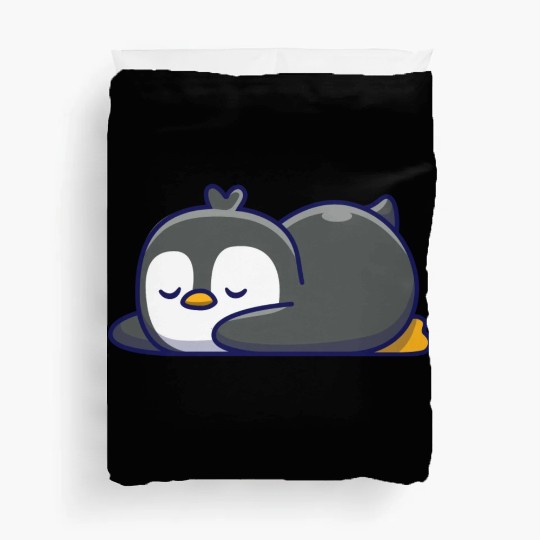 Cute Penguin Sleeping Duvet Covers
