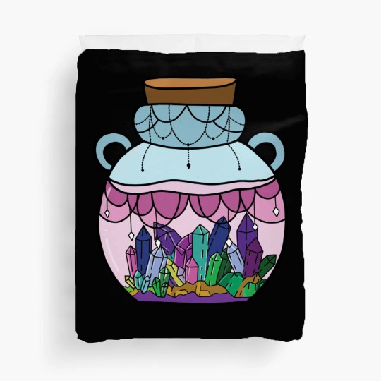 Ornate Crystal Jar Duvet Covers