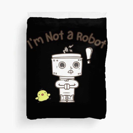 I'm not a robot Duvet Covers