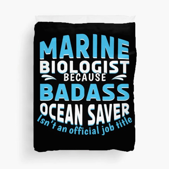 Save Nature Oceans Day Earth Day Marine Biologist Duvet Covers