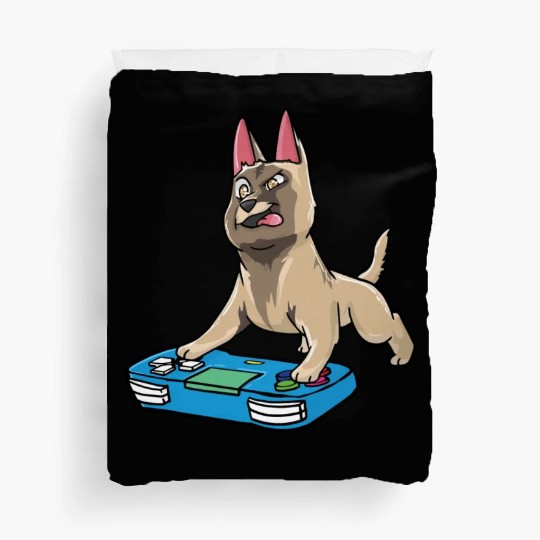 Belgian Malinois Gaming Kawaii Gamer Dog Lover Duvet Covers