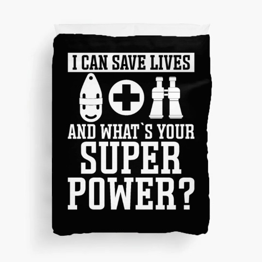 Lifeguard i can save lives swimming pool guard Duvet Covers