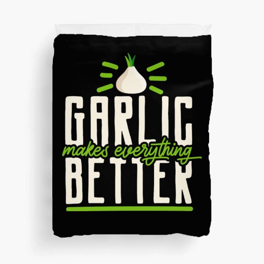 Garlic Garlic Cloves Garlic Lover Cooking Duvet Covers