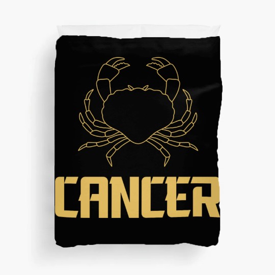 Cancer Zodiac Sign, astrology design, the crab Duvet Covers
