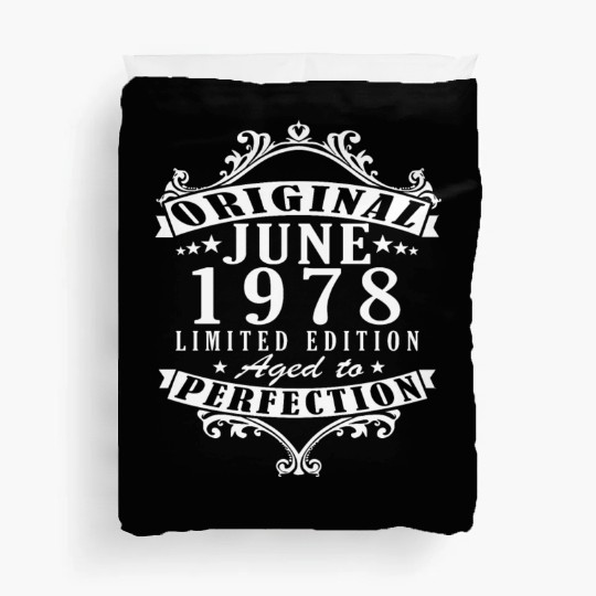 June 1978 Anniversary June 1978 June Duvet Covers