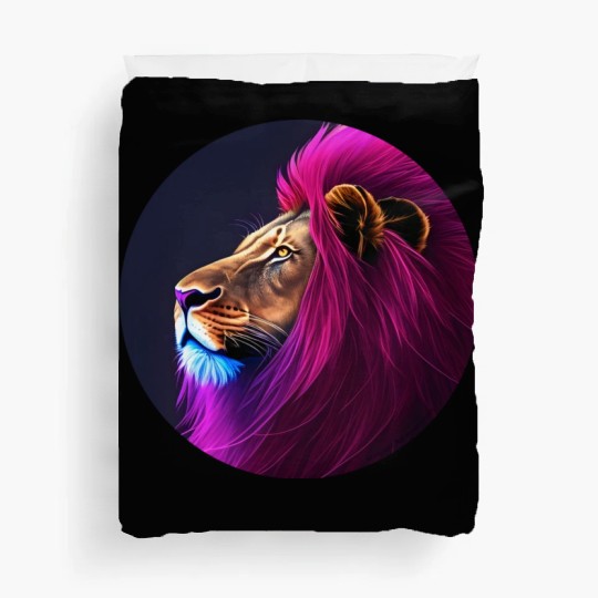 Flowing Lion Colors Duvet Covers