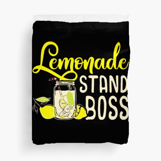 Lemonade Stand Boss Funny Lemon Juice Businesslemo Duvet Covers