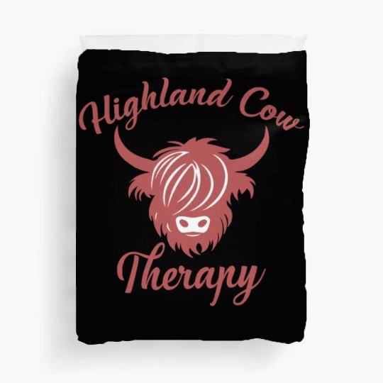 Highland Cow Therapy Duvet Covers